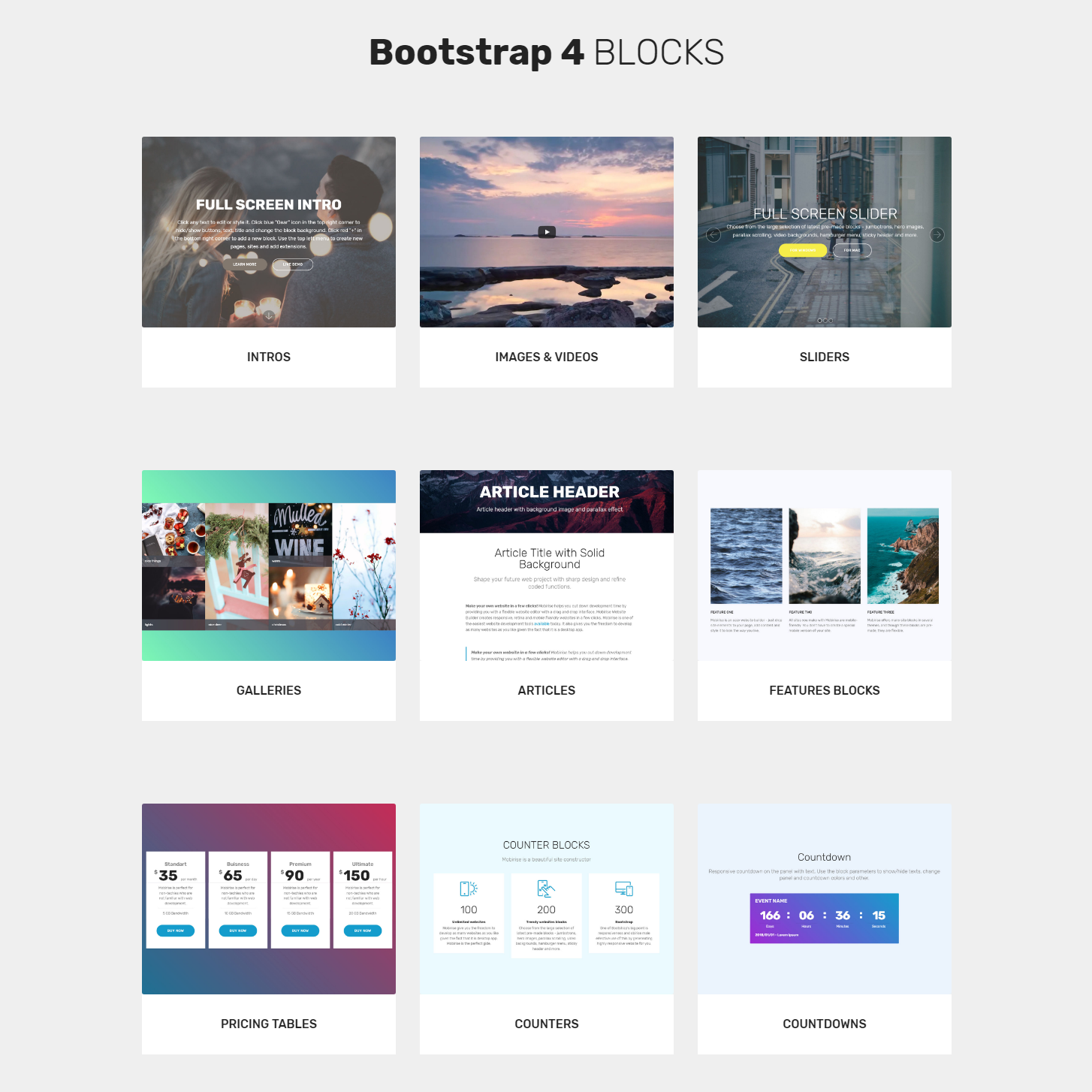 Free Bootstrap Blocks Themes