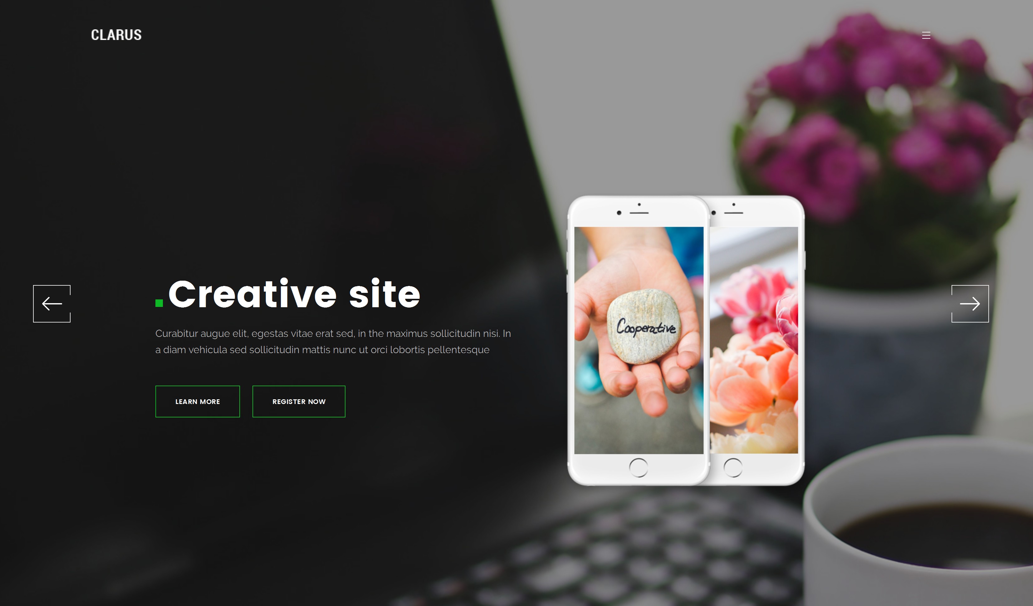 Free Download Bootstrap OnePage Theme