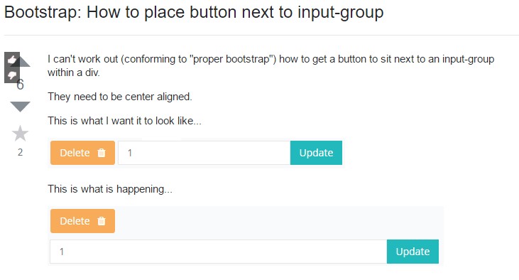  The ways to  set button  unto input-group