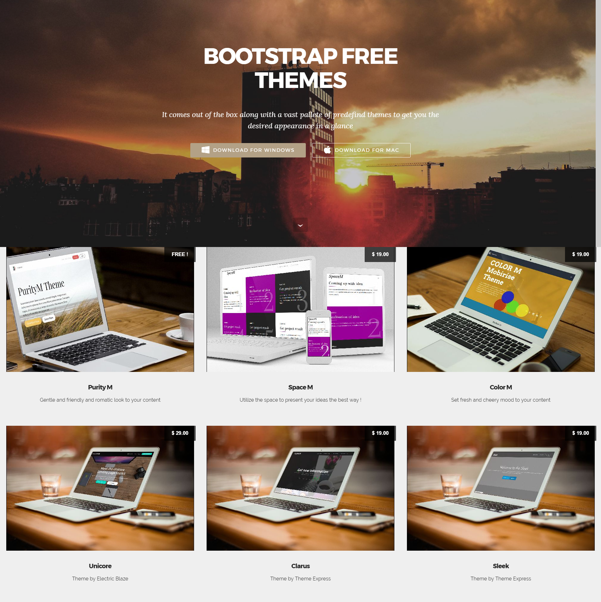 Responsive Bootstrap Mobile-friendly Templates