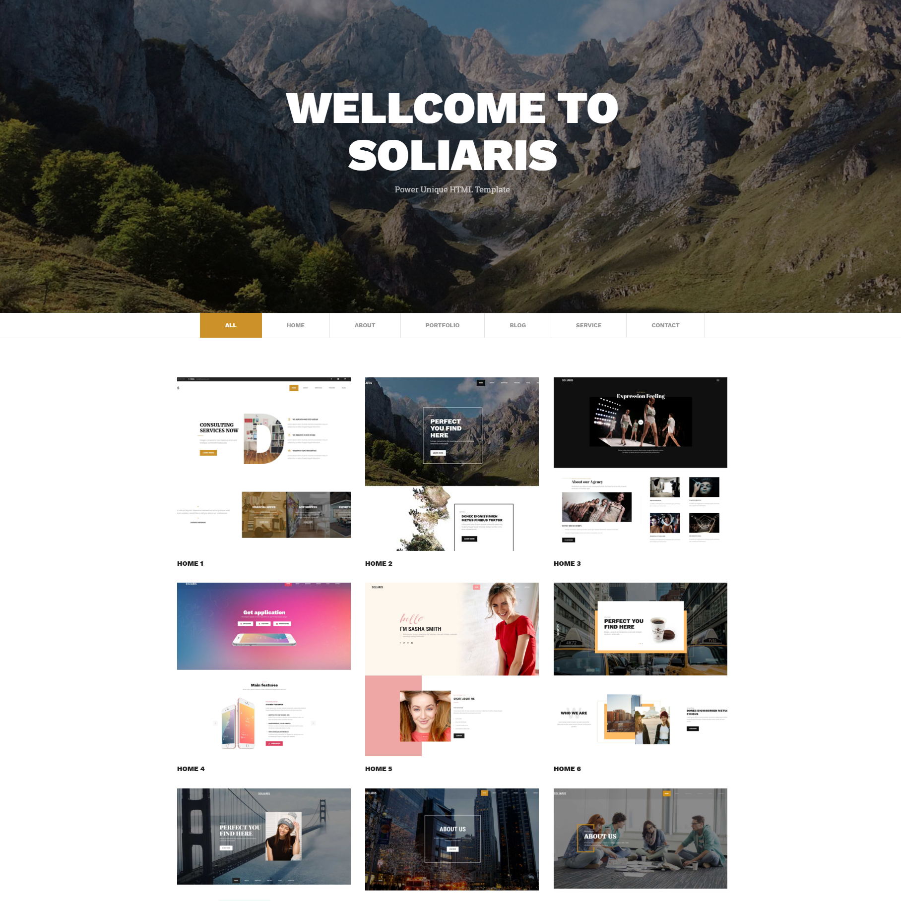 Responsive Bootstrap Soliaris Templates