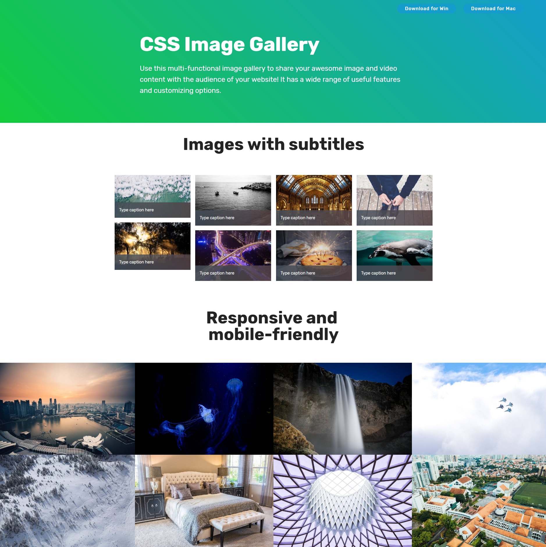 HTML5 Bootstrap Picture Gallery