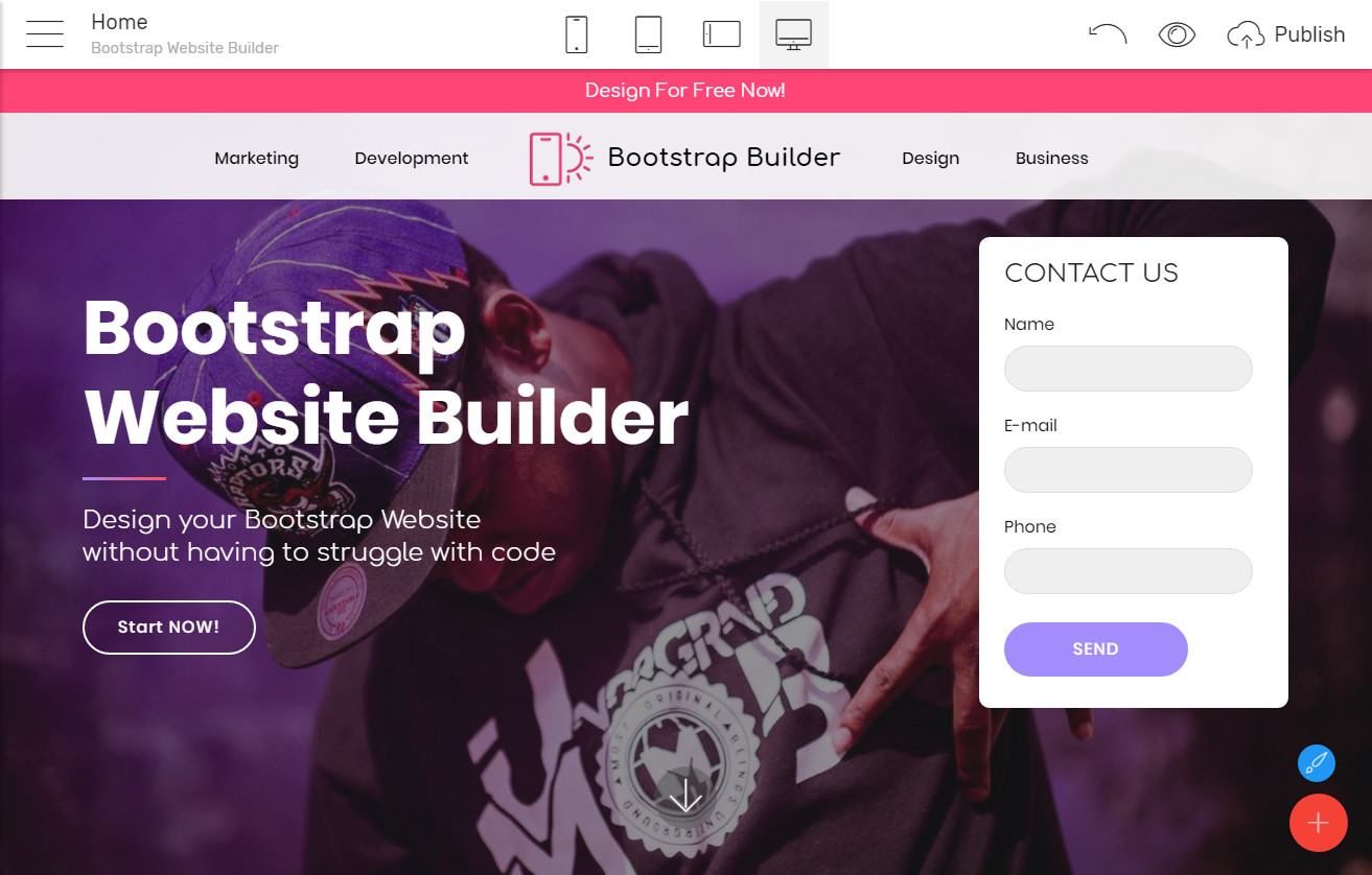 Bootstrap Template Maker