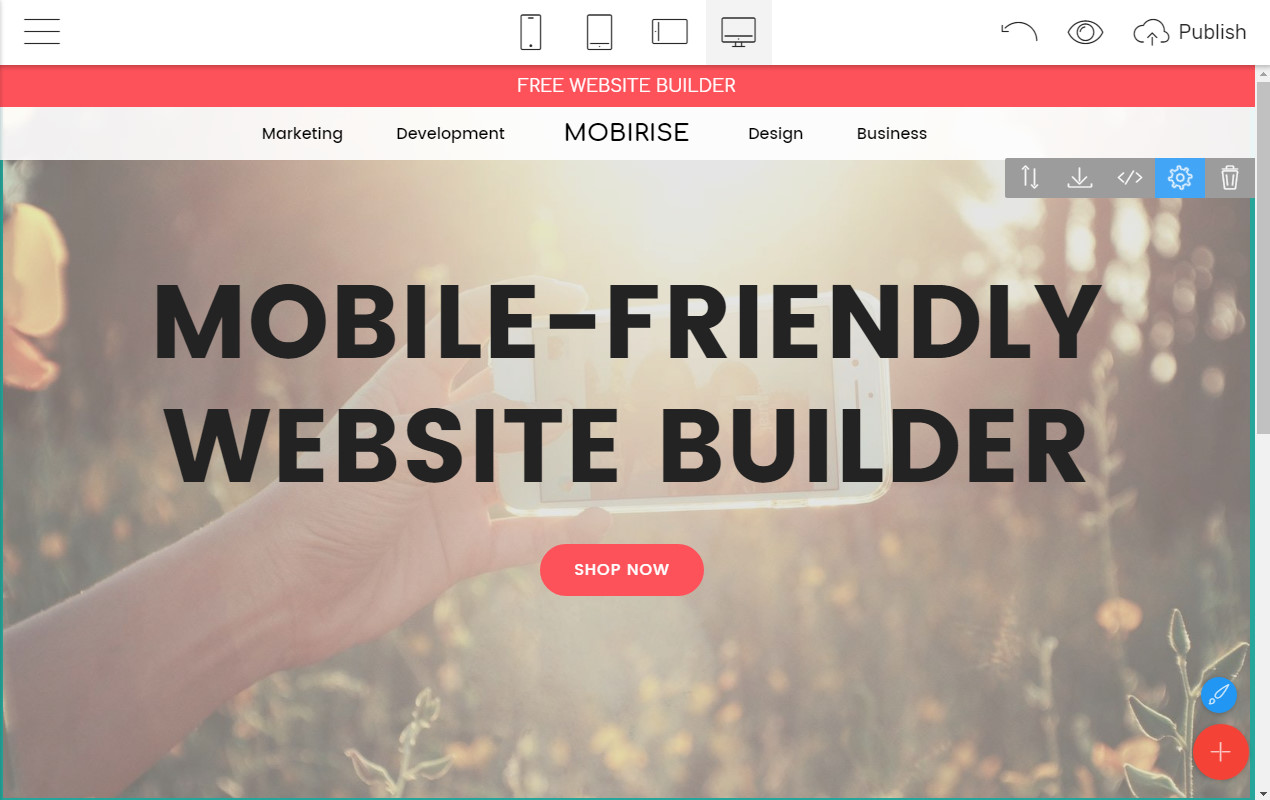 Responsive Site Builder